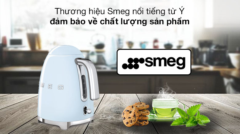 Thương hiệu Smeg - Bình đun siêu tốc Smeg 1.7 lít KLF03PBEU (535.43.678)