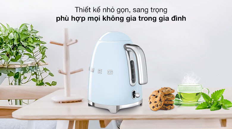 Thiết kế sang trọng - Bình đun siêu tốc Smeg 1.7 lít KLF03PBEU (535.43.678)