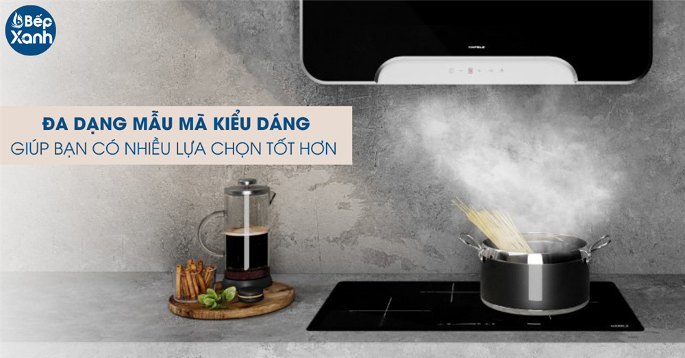 Đa dạng mẫu mã, kiểu dáng