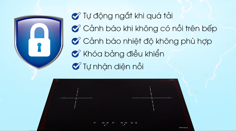Tính năng - Bếp từ Hafele HC-IS772EA