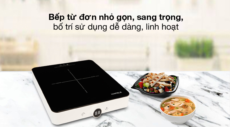 Bếp đơn nhỏ gọn - Bếp từ đơn Hafele HSI-21FW (536.61.990)