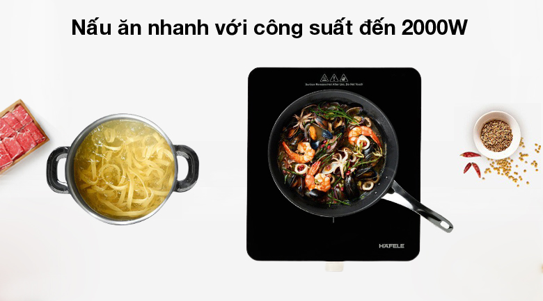 Nấu nhanh - Bếp từ đơn Hafele HSI-21FW (536.61.990)