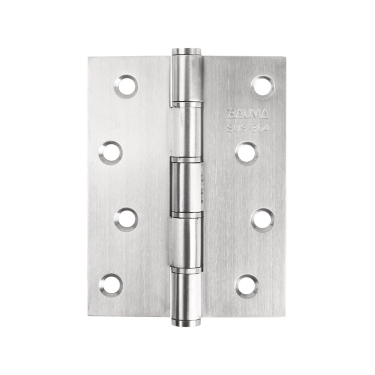 Bản lề lá, Bauma, 4 vòng bi, inox 304, kích thước: 127 x 76 x 2 mm, Mã số 926.20.344
