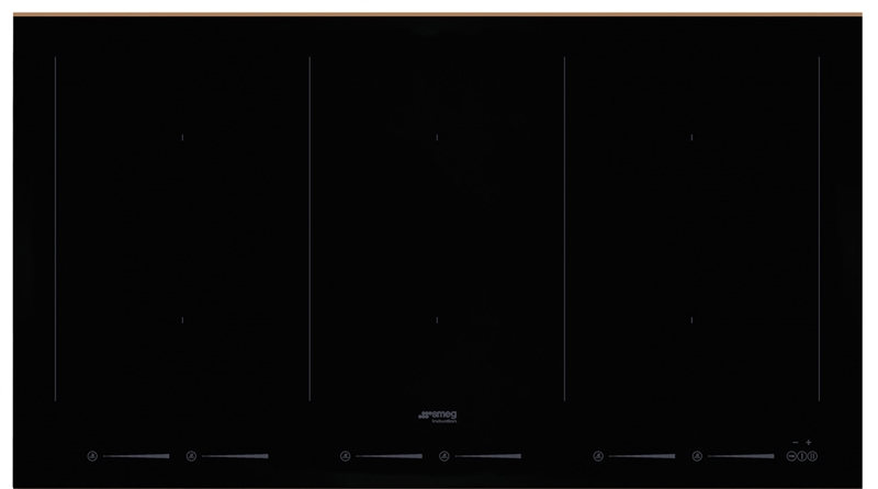 Bếp, Bếp từ với ba vùng nấu và kính không vát cạnh, 900 mm, Smeg Dolce Stil Novo, Mã số 535.64.169