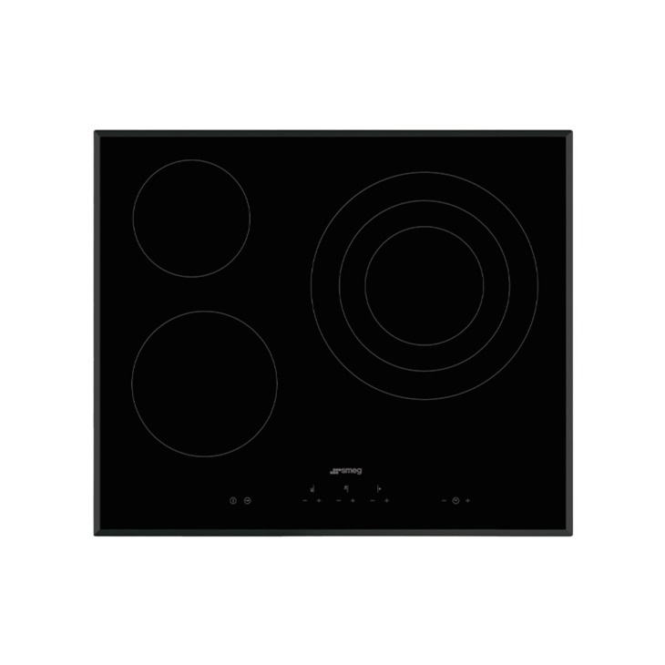 Bếp gốm thủy tinh, Có mặt kính vát cạnh, 600 mm, Smeg, Mã số 536.64.101