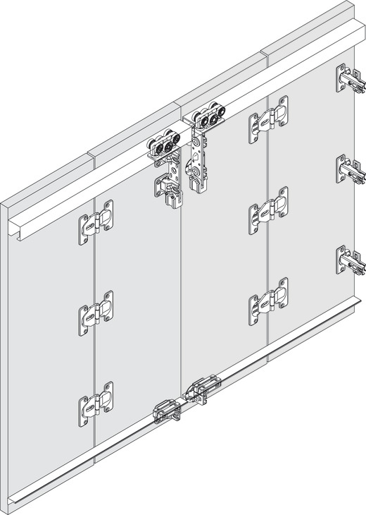 Bộ các thành phần, Silent-Fold 40 MF Flex, bộ, Mã số 409.61.000