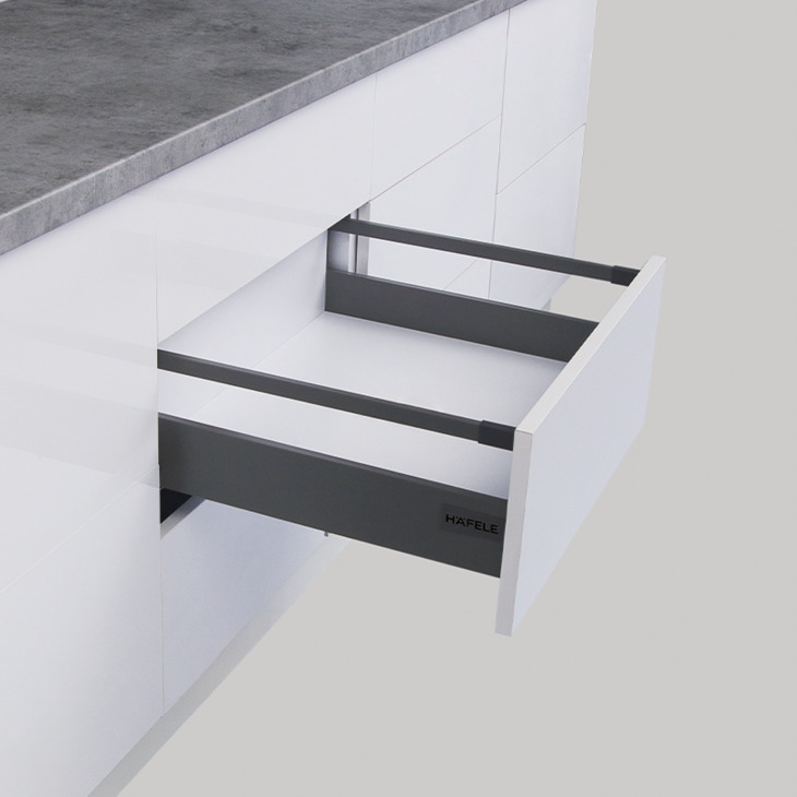 Ray Hộp Alto-S Nhấn Mở H80mm Hafele 552.55.323