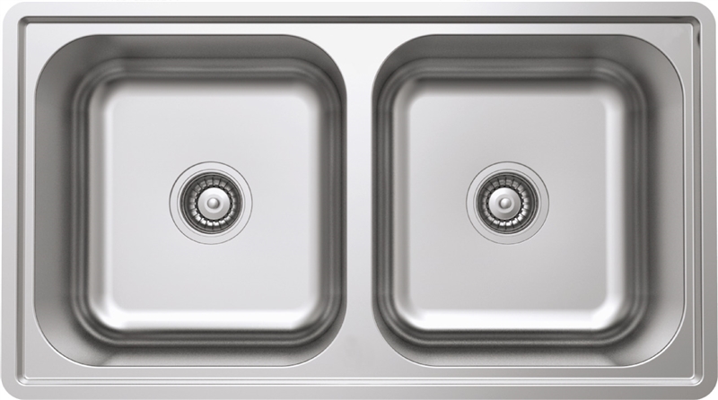 Chậu rửa chén inox Hafele HS20-SSN2R90M 567.20.493
