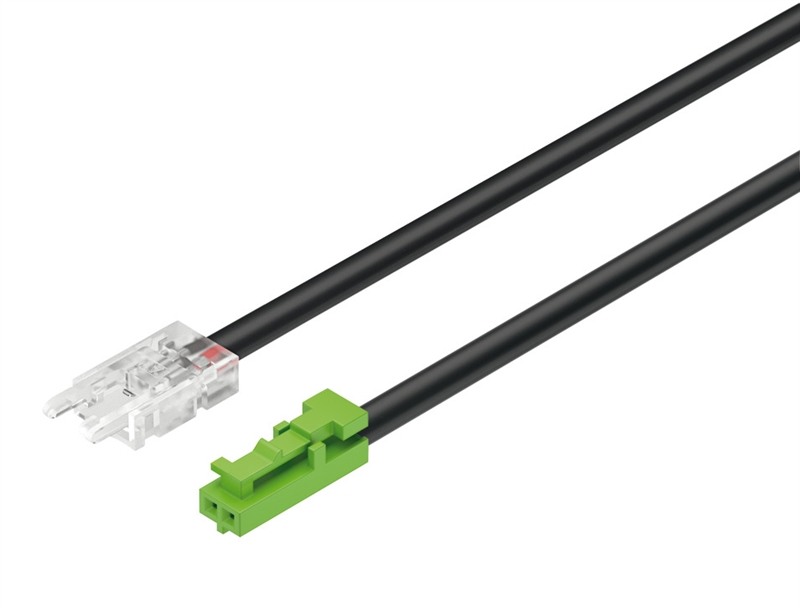 Dây dẫn, Đối với đèn dải LED có kẹp Loox5 để kết nối với trình điều khiển hoặc bộ trộn màu Loox, Mã số 833.75.705