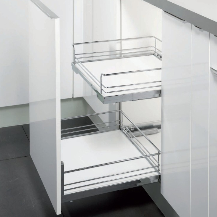 Rổ Kéo Lọt Lòng Cửa 450mm Hafele 540.26.654