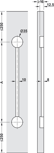 Phụ kiện định hình và làm phẳng gỗ, Häfele Planofit, bộ, cho cửa gỗ, Mã số 406.99.625