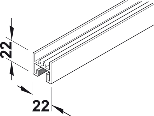 Khung trên, Cho Silent Aluflex 80, Mã số 403.75.304