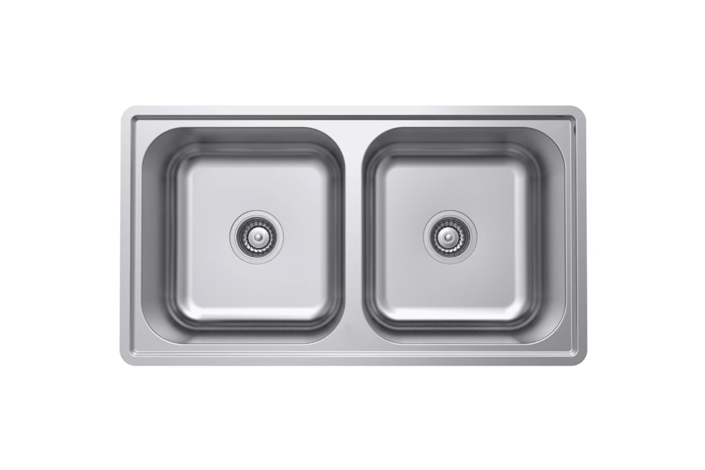 Chậu rửa chén 2 ngăn inox Hafele HS20-SSN2R90M (567.20.493) - Chất liệu thép không gỉ