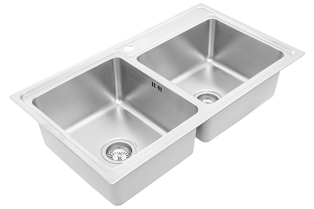 Chậu rửa chén 2 ngăn inox Hafele HS20-SSN2S90L (567.20.546) - Chất liệu thép không gỉ