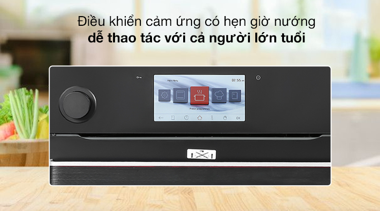 Điều khiển - Lò nướng và hấp lắp âm Hafele HO-T60B (535.02.711) 65 lít