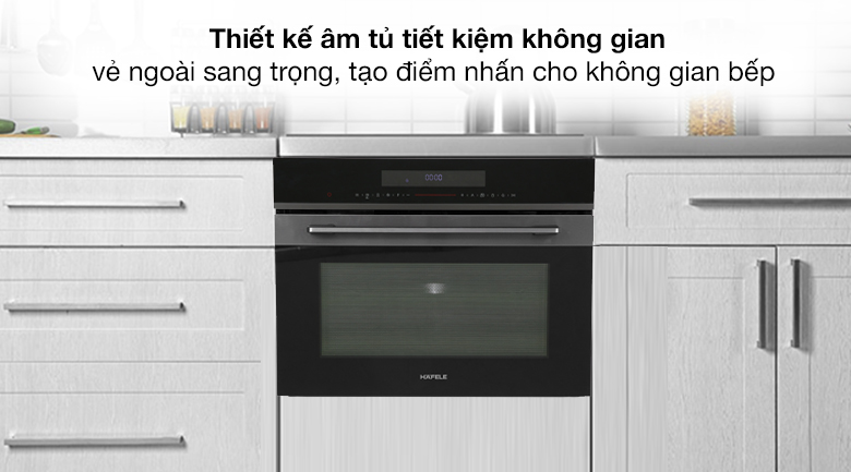 Thiết kế - Lò nướng kết hợp vi sóng lắp âm Hafele HCO-8T50A (538.01.431) 50 lít