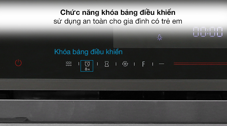 Khoá an toàn - Lò nướng kết hợp vi sóng lắp âm Hafele HCO-8T50A (538.01.431) 50 lít