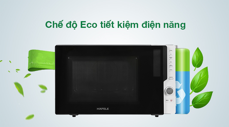 Chế độ Eco tiết kiệm điện - Lò vi sóng Hafele HW-F30A (538.31.280) 28 lít