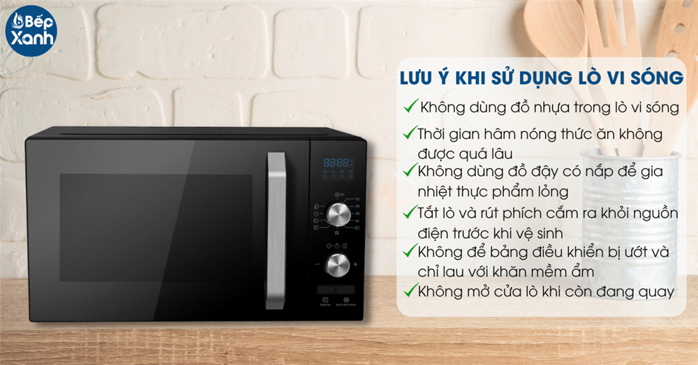 Lưu ý khi sử dụng lò vi sóng Hafele