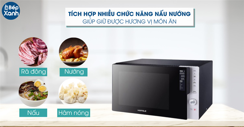 Tích hợp những tính năng nấu nướng