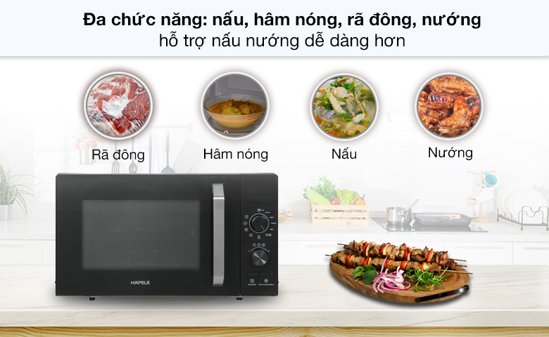 Chức năng - Lò vi sóng có nướng Hafele HW-F23B (538.31.270) 23 lít