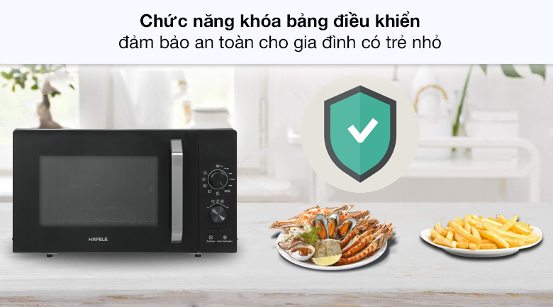 An toàn - Lò vi sóng có nướng Hafele HW-F23B (538.31.270) 23 lít