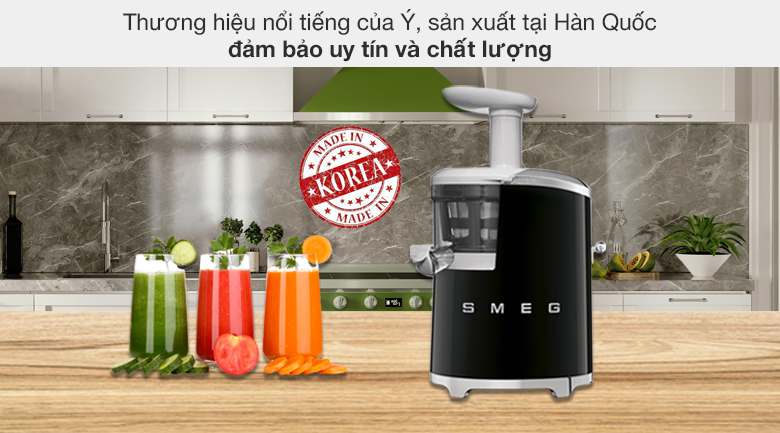 Máy ép chậm Smeg SJF01BLEU (535.43.621) - Thương hiệu SMEG nổi tiếng