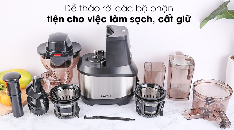 Máy ép chậm Hafele HSJ-B30A - Dễ dàng tháo rời