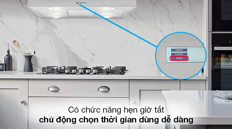 Máy hút mùi đảo Hafele HH-IS90A (539.81.715) - Có chức năng hẹn giờ tắt
