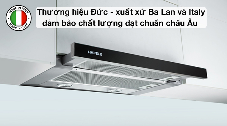 Xuất xứ - Máy hút mùi âm tủ Hafele HH-TG60E (539.81.073)