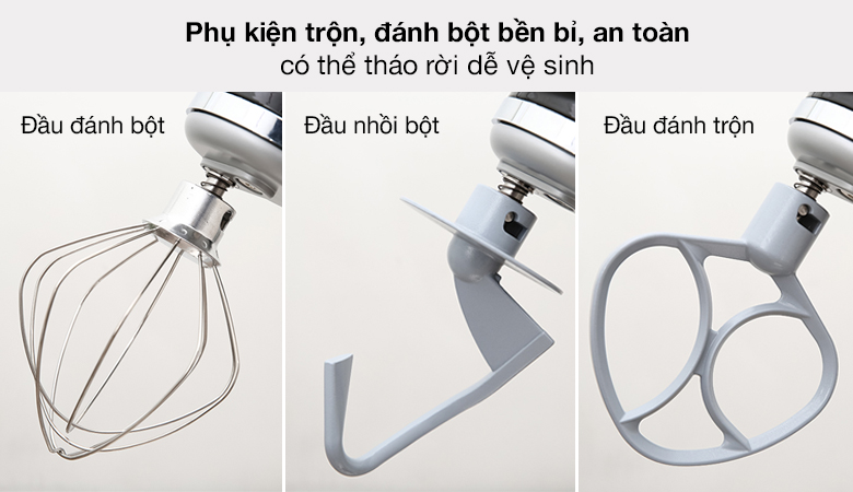 Phụ kiện - Máy trộn bột đa năng Smeg SMF02BLEU (535.43.600)