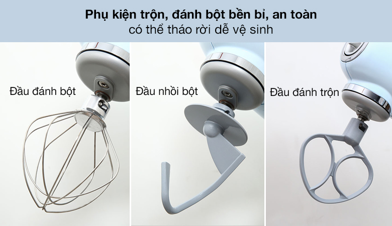 Phụ kiện - Máy trộn bột đa năng Smeg SMF02PBEU (535.43.608)