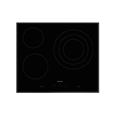Bếp gốm thủy tinh, Có mặt kính vát cạnh, 600 mm, Smeg, Mã số 536.64.101