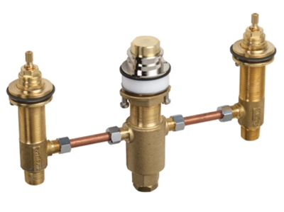 Bộ âm cho bồn tắm nóng lạnh gắn vành 3 lỗ Hafele 589.29.170
