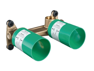 Bộ cơ bản cho vòi chậu treo tường nóng lạnh Hafele 589.50.219