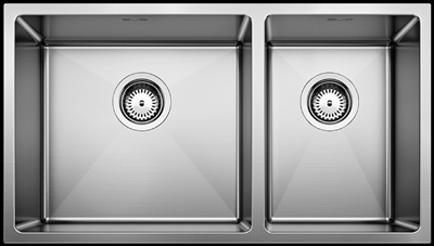 Chậu rửa chén inox Blanco QUATRUS R15 435/285-IU 570.27.179