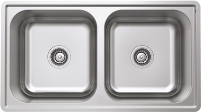 Chậu rửa chén inox Hafele HS20-SSN2R90M 567.20.493