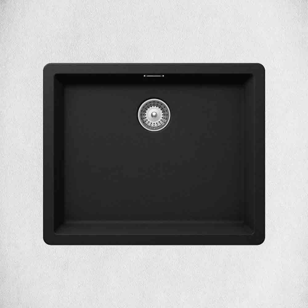 CHẬU ĐÁ HÄFELE TIBERIUS HS-GS5545- MÀU ĐEN 570.36.330 - 1 HỘC RỬA