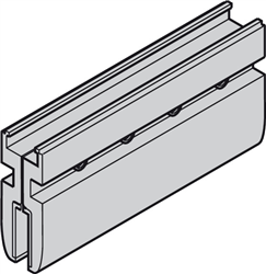 Bộ đế kẹp kính, có nắp che bên, Mã số 940.60.023