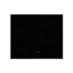 Bếp gốm thủy tinh, Có mặt kính vát cạnh, 600 mm, Smeg, Mã số 536.64.101