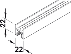 Khung trên, Cho Silent Aluflex 80, Mã số 403.75.304