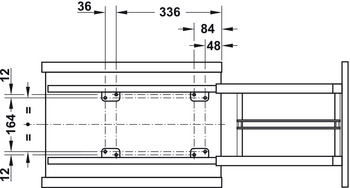 Kệ Gia Vị Cánh Mở Cửa 400mm Hafele Kitchen cookingAGENT 545.13.971