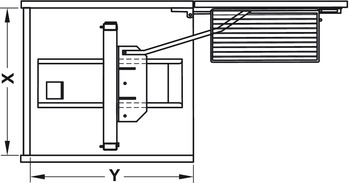 Tủ Đồ Khô 600mm Tandem Pantry Hafele 545.93.435