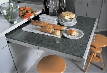 Phụ Kiện Bàn Mở Rộng Hafele TOPFLEX - PULL OUT TABLE FITTINGS 505.70.200