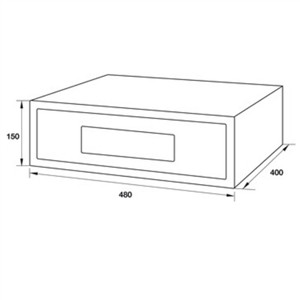 Két sắt mini Hefele SB-800 836.28.550, bàn phím cảm ứng