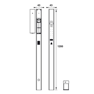 Tay nắm thông minh Hafele EH6000 912.05.851