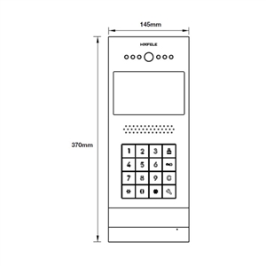 Màn hình chuông cửa Helefe SVL-740 959.23.086