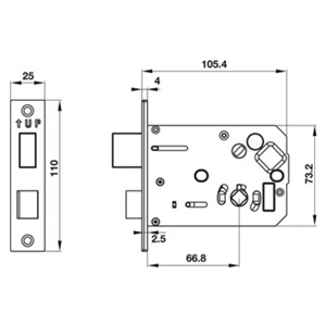 Khóa điện tử Hafele EL7800-TCS 912.05.763