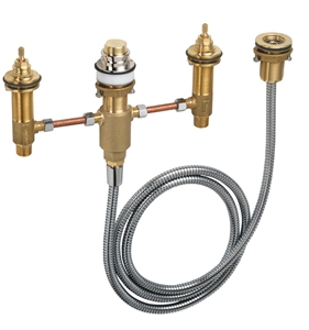 Bộ âm cho bồn tắm nóng lạnh gắn vành 4 lỗ Hafele 589.29.168
