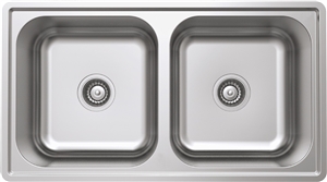 Chậu rửa chén inox Hafele HS20-SSN2R90M 567.20.493
